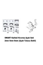 Singer Zetina Aile Dikiş Makinası Kıvırma Ayak Seti 2mm 4mm 6mm (AYAK TUTUCU DAHİL) - Görsel 2