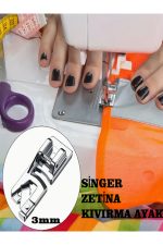 Singer Zetina Aile Dikiş Makinası Kıvırma Ayak Seti 2mm 4mm 6mm (AYAK TUTUCU DAHİL) - Görsel 7