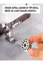 Tüm Ev tipi zigzag ve düz dikiş makineleri için 1 adet metal mekik ve 2 adet metal masura hediye - Görsel 5