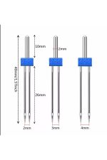 Her Marka Dikiş Makineye Uyumlu 14 NUMARA İĞNE ve nervür  çift Iğne Singer Beko Zetina (2mm-3mm-4mm) - Görsel 4