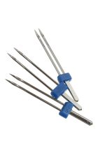 Her Marka Dikiş Makineye Uyumlu 14 NUMARA İĞNE ve nervür  çift Iğne Singer Beko Zetina (2mm-3mm-4mm) - Görsel 6