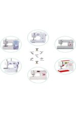 Singer Beko Zetina Pfaff janome Bernina Homemax Moonstar gibi makinelere uygun Biye dikiş ayak - Görsel 8
