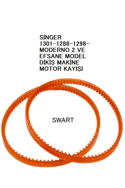 Singer 1301-1288-1298-1247-Moderno ve efsane model dikiş makine motor kayışı 1 adet