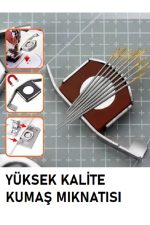 Singer Beko Zetina Janome Pfaff Brother kumaşları düzgün dikim için Mıknatıslı siper - Görsel 3