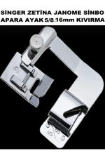 Singer Zetina Janome Bernina Moonstar Brother  Aparalı Kıvırma Ayağı (ayarlı) 5/8 (16mm) Kıvırma