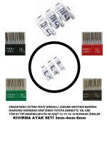 Singer Beko Zetina Janome Bindallı Kıvırma Ayak Takımı 3mm-4mm-6mm 12-14-16-18 NO İĞNE SETİ