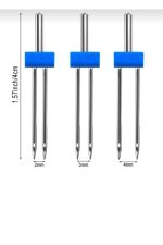Zetina Pfaff janome Singer Çift iğne seti 2mm-3mm-4mm - Görsel 2