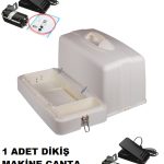 Singer Beko Zetina Eski Model Dolaplı Ve Masalı Makineler İçin Krem Renk Çanta Ve Komple Motor