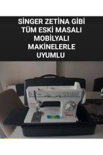 Singer Beko Zetina Eski Model Dolaplı Ve Masalı Makineler İçin Siyah Renk Çanta Ve Komple Motor - Görsel 4