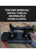 Singer Beko Zetina Eski Model Dolaplı Ve Masalı Makineler İçin Siyah Renk Çanta Ve Komple Motor - Görsel 6