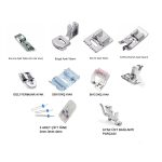 SİNGER BEKO ZETİNA JANOME 10'LU BÜYÜK AYAK SETİ 9 ADET AYAK BİR PAKET ÇİFT İĞNE
