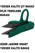 SİNGER ZETİNA JANOME YÜKSEK KALİTE İPLİK TEMİZLEME MAKASI (ÇIT MAKAS-ŞIK ŞIK MAKAS) - Görsel 3