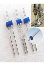 SİNGER BEKO ZETİNA JANOME ORİJİNAL KUTUSUNDA( 2mm-3mm-4mm çiftli nervür iğnesi takımı) - Görsel 2