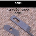 Singer ev tipi overlok makine Alt ve üst bıçak takımı