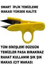 SİNGER ZETİNA JANOME YÜKSEK KALİTE İPLİK TEMİZLEME MAKASI (ÇIT MAKAS-ŞIK ŞIK MAKAS) - Görsel 4