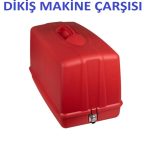 SİNGER Uyumlu  KİWİ Yeni Tip Dikiş Makinelerine Uygun Taşıma Kabı Ve Koruma Çantası (kırmızı Renk)