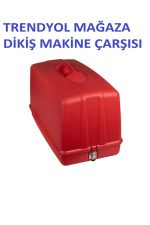 SİNGER Uyumlu  KİWİ Yeni Tip Dikiş Makinelerine Uygun Taşıma Kabı Ve Koruma Çantası (kırmızı Renk)