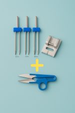 EV TİPİ DİKİŞ MAKİNASI(2MM-3MM-4MM ÇİFT İĞNE*NERVÜR AYAK*ÇIT MAKAS) SETİ