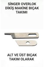 Singer ev tipi overlok makine Alt ve üst bıçak takımı - Görsel 4
