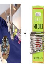 Dikiş Nakış Plastik Klips Tutucu Mandal (RENKLİ 10 ADET)- Dali Ev Tipi Makine Iğnesi 14/90 10 Adet - Görsel 5