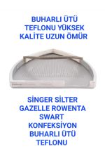 SİNGER SİLTER GAZELLE SANAYİ KONFEKSİYON TERZİ BUHARLI (KAZANLI) ALÜMİNYUM ÜTÜ TEFLONU STB 200 - Görsel 4