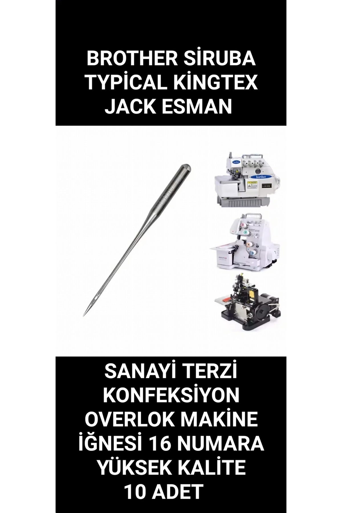 1_org_zoom-197.jpg BROTHER SİRUBA TYPİCAL KİNGTEX ESMAN SANAYİ KONFEKSİYON OVERLOK MAKİNE İĞNESİ 16 NO 10 ADET - Görsel 1