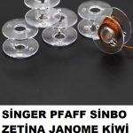 Singer Pfaff Zetina Brother Bernina Ev Tipi Dikiş Makine Geniş Masurası (plastik) 5 Adet