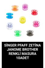 Singer Pfaff zetina Brother renkli masura 10 adet Yüksek kalite