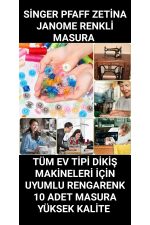 Singer Pfaff zetina Brother renkli masura 10 adet Yüksek kalite - Görsel 2