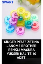 Singer Pfaff zetina Brother renkli masura 10 adet Yüksek kalite - Görsel 3