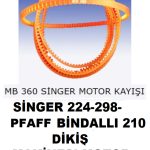 singer 224-298 ve pfaff 210 Dikiş Makinesi Ve Bazı Makineler Için Motor Kayışı Mb-360