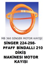 singer 224-298 ve pfaff 210 Dikiş Makinesi Ve Bazı Makineler Için Motor Kayışı Mb-360