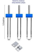 Singer Bernina Janome Çift Iğne Ve Nervür Ayak Set (iğne Paket Içinde 2mm,3mm Ve 4 Mm'dir.) - Görsel 5