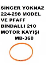 singer 224-298 ve pfaff 210 Dikiş Makinesi Ve Bazı Makineler Için Motor Kayışı Mb-360 - Görsel 2