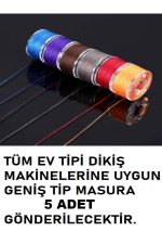 Singer Pfaff Zetina Brother Bernina Ev Tipi Dikiş Makine Geniş Masurası (plastik) 5 Adet - Görsel 4