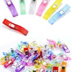 Dikiş Nakış Kumaş Kağıt Maşası Plastik Klips Tutucu Mandal