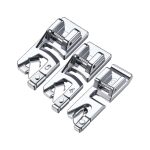 Aile Dikiş Makinası Kıvırma Ayak Seti - 2mm 4mm 6mm Ayak Tutucu Dahil