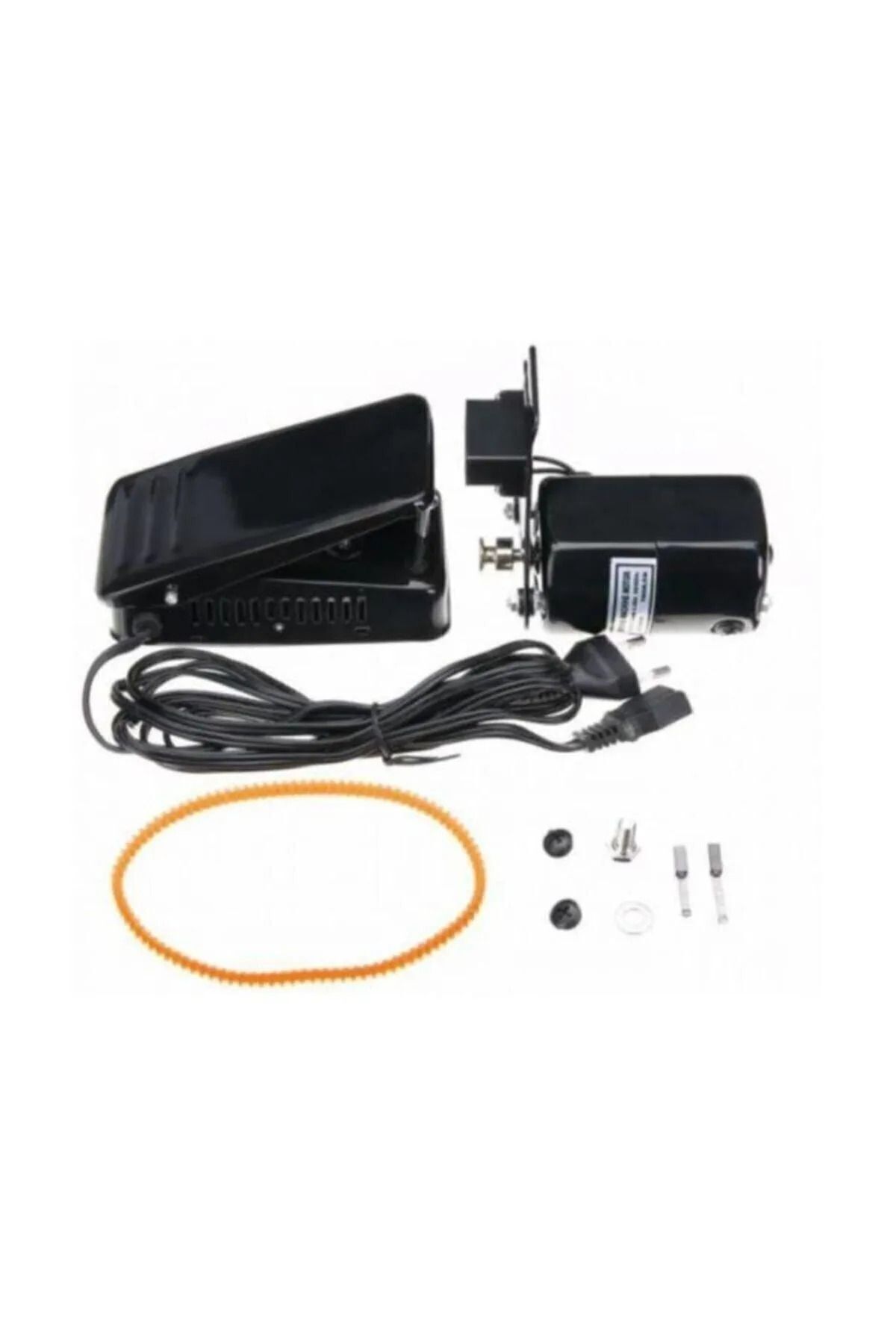 1_org_zoom-2618.jpg Ev Tipi Dikiş Makinası Motoru Ve Pedalı (130w Aile Makinesi Motor) - Görsel 1