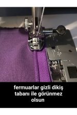 Singer Zetina Janome Normal fermuar(sağ-sol) ve Gizli fermuar ayak tabanı seti - Görsel 8