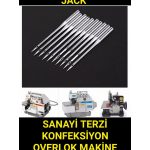 BROTHER SİRUBA TYPİCAL KİNGTEX JACK SANAYİ TERZİ KONFEKSİYON OVERLOK İĞNE 18 NUMARA 10 ADET