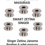 Genel Tüm ev tipi dikiş makinesi singer zetina Zenıth Omega Sayanora masura 6 adet