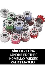 Genel Tüm ev tipi dikiş makinesi singer zetina Zenıth Omega Sayanora masura 6 adet - Görsel 4