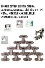 Genel Tüm ev tipi dikiş makinesi singer zetina Zenıth Omega Sayanora masura 6 adet - Görsel 8