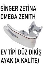 Genel Markalar ev tipi dikiş makinaları için metal kendinden taşımalı düz dikiş ayak - Görsel 2