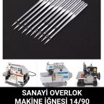 SANAYİ BROTHER KİNGTEX TYPİCAL SİRUBA OVERLOK MAKİNE İĞNESİ 14/90 NUMARA 10 ADET