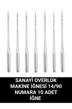 SANAYİ BROTHER KİNGTEX TYPİCAL SİRUBA OVERLOK MAKİNE İĞNESİ 14/90 NUMARA 10 ADET - Görsel 4