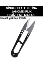 Singer Pfaff zetina çelik yüksek kalite iplik temizleme makası - Görsel 2