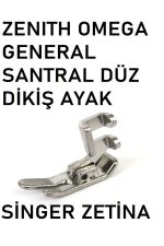 Genel Markalar ev tipi dikiş makinaları için metal kendinden taşımalı düz dikiş ayak - Görsel 6