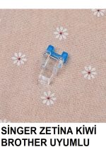 Singer Zetina Janome Brother düğme dikme ayağı - Görsel 7