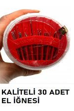 SİNGER ZETİNA JANOME EL DİKİŞ İĞNESİ YÜKSEK KALİTE PASLANMAZ 1 KUTU 30 ADET - Görsel 5